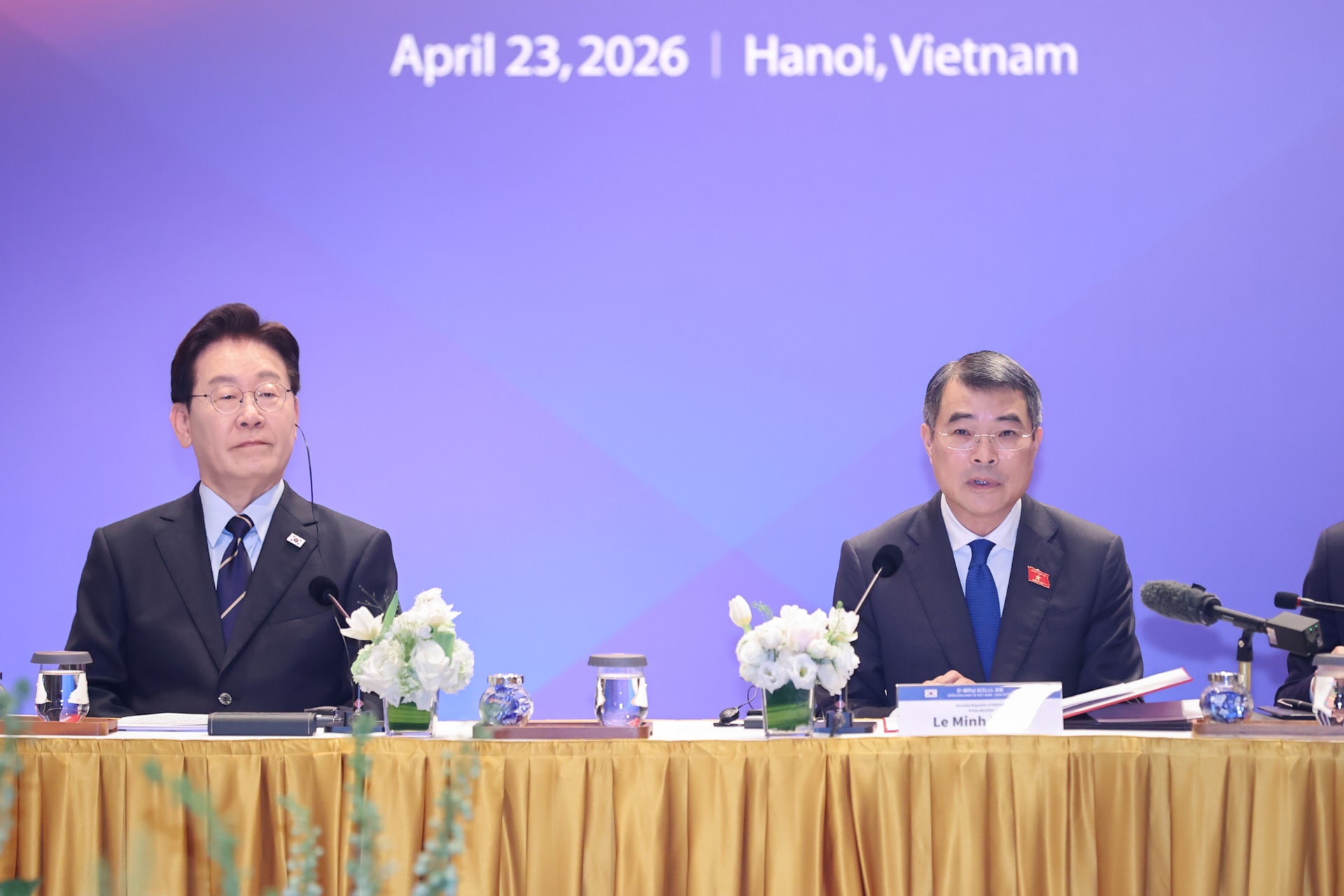 Thủ tướng Lê Minh Hưng: Nâng hợp tác Việt Nam -Hàn Quốc từ đối tác kinh tế-đầu tư sang đối tác cùng kiến tạo tương lai- Ảnh 1.
