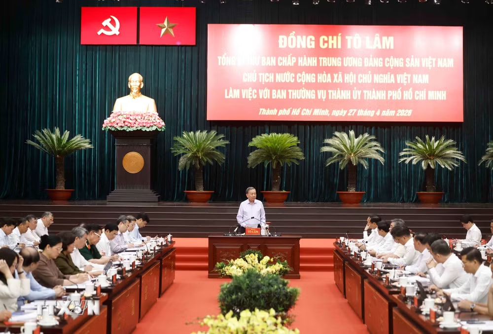 Tổng Bí thư, Chủ tịch nước Tô Lâm: TPHCM phải đi đầu, biến các nghị quyết chiến lược thành thực tiễn sống động- Ảnh 3.