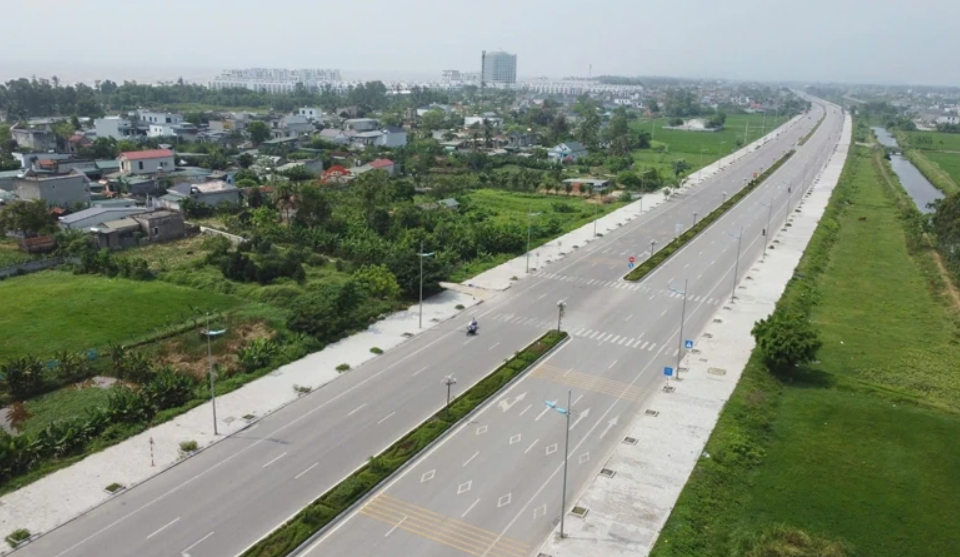 Tuyến đường ven biển qua địa phận phường Nam Sầm Sơn