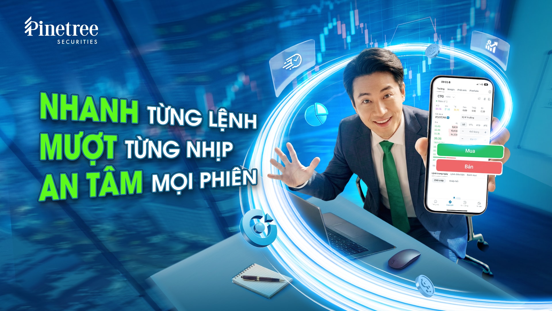 Chứng khoán Pinetree, Pinetree, chứng khoán, core