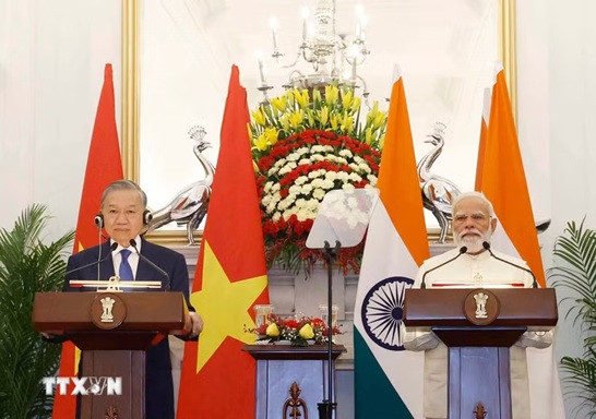 Đưa quan hệ Đối tác Chiến lược Toàn diện Tăng cường Việt Nam-Ấn Độ sang giai đoạn mới- Ảnh 1. Đưa quan hệ Đối tác Chiến lược Toàn diện Tăng cường Việt Nam-Ấn Độ sang giai đoạn mới- Ảnh 1.