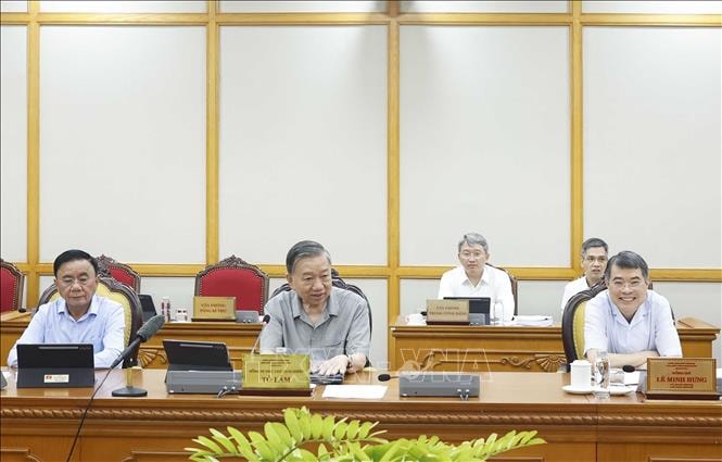 Bộ Chính trị, Tổng Bí thư, Chủ tịch nước Tô Lâm