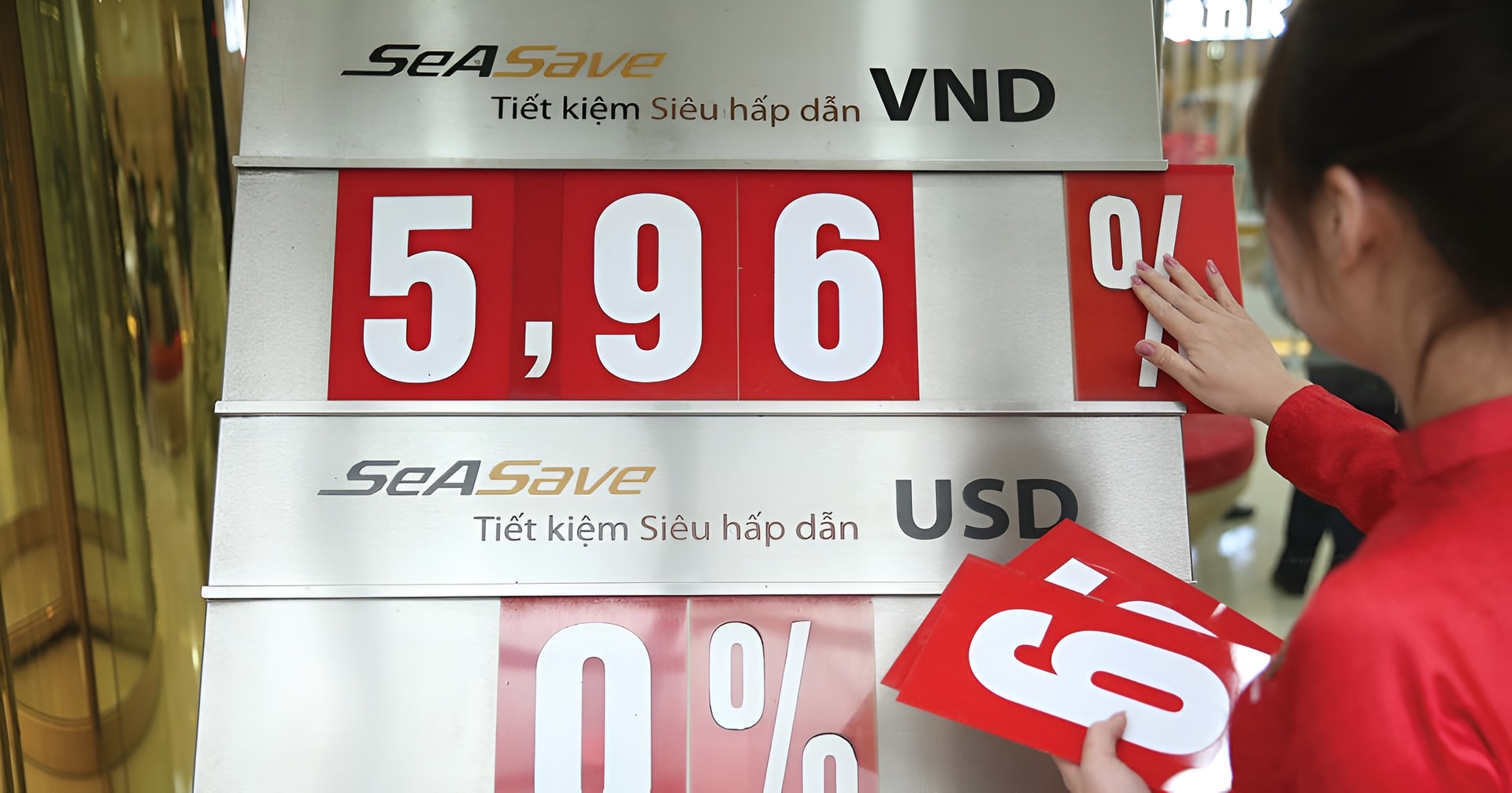 Lãi suất ngân hàng hôm nay