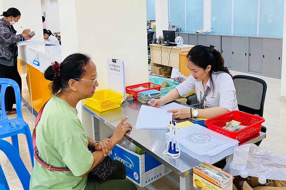 lương hưu tháng 7 mới