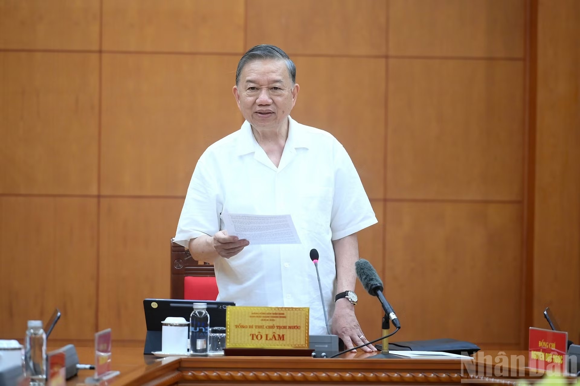 phát biểu của tổng bí thư chủ tịch nước tô lâm, Tổng Bí thư, Đảng