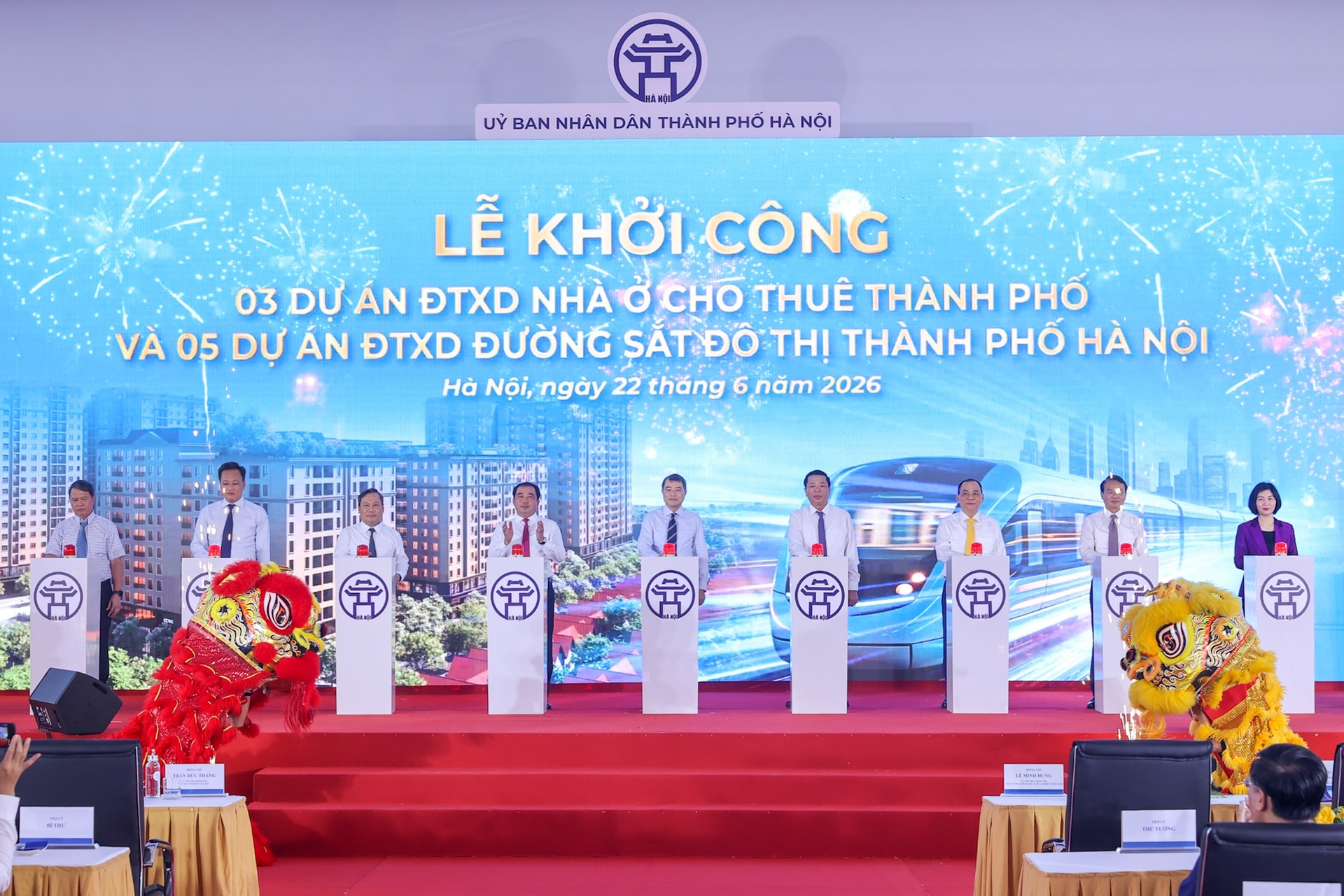 Thủ tướng dự lễ khởi công 5 tuyến đường sắt, 3 dự án nhà ở cho thuê tại Hà Nội- Ảnh 5.