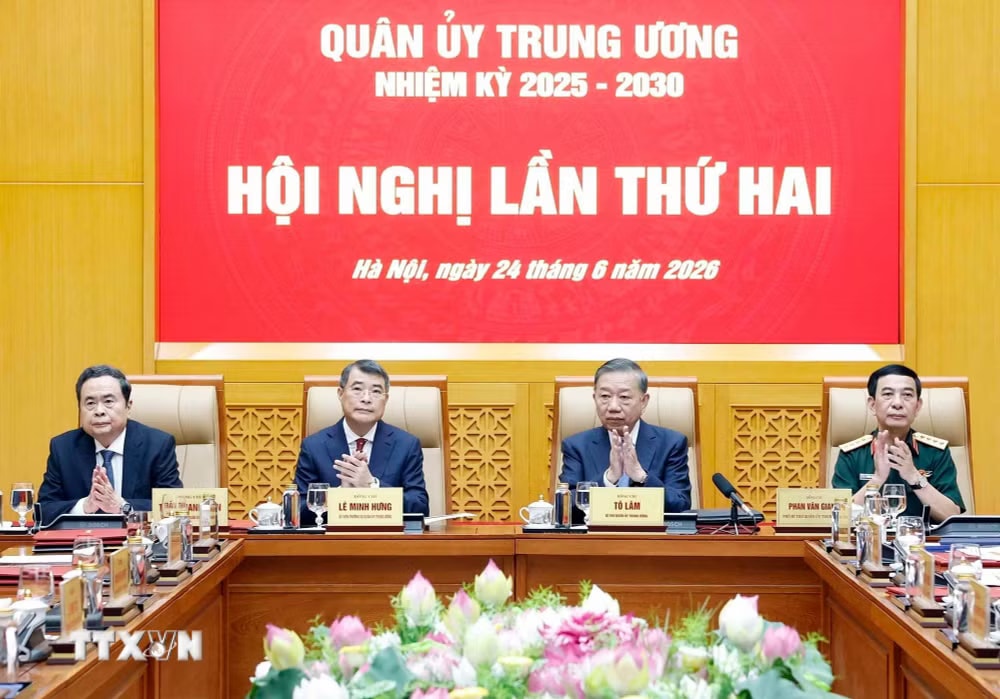 Tổng Bí thư, Chủ tịch nước Tô Lâm chủ trì Hội nghị Quân ủy Trung ương- Ảnh 2.