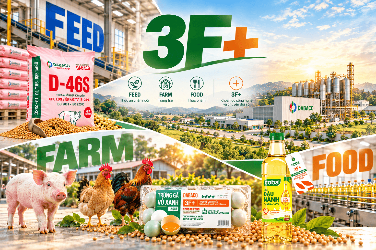 Dabaco 3F+ Chuỗi Nông Nghiệp Xanh