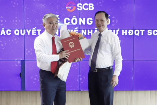 Ngân hàng SCB đón Chủ tịch mới là nhân sự từ Agribank