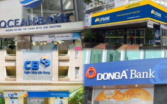 Điểm danh 4 ngân hàng thương mại yếu kém thuộc diện phải tái cơ cấu