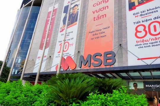 MSB bứt tốc đạt 83% kế hoạch lợi nhuận trong 9 tháng