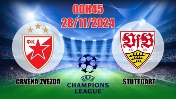 Nhận định, soi tỷ lệ Crvena Zvezda vs Stuttgart (00h45, 28/11) C1 châu Âu: Cửa trên thắng sít sao