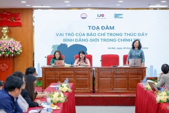 Tọa đàm về báo chí thúc đẩy bình đẳng giới trong chính trị