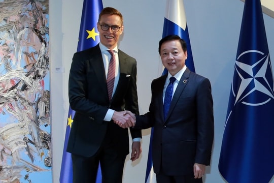 Phó Thủ tướng Trần Hồng Hà hội kiến Tổng thống Phần Lan