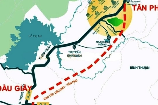 Cao tốc Dầu Giây-Tân Phú 8.981 tỷ đồng: Dự kiến chọn xong nhà đầu tư vào tháng 1/2025
