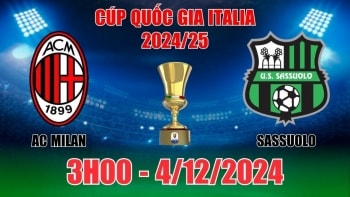 Soi tỷ lệ, nhận định AC Milan vs Sassuolo (3h00, 4/12) vòng 1/8 Coppa Italia: Không hề ngon ăn