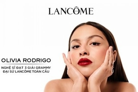 Olivia Rodrigo làm đại sứ thương hiệu toàn cầu của Lancome
