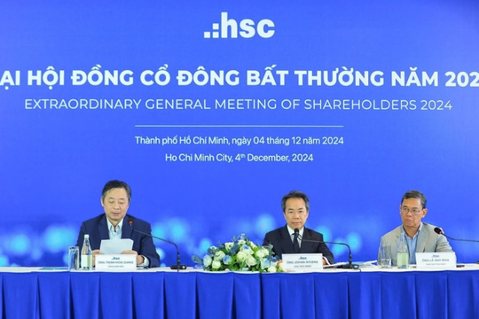 Đại hội bất thường Chứng khoán HSC: Thông qua phương án tăng vốn vượt 10 nghìn tỷ đồng