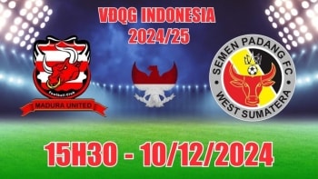 Soi tỷ lệ, nhận định Madura United vs Semen Padang (15h30, 10/12) VĐQG Indonesia: Chủ nhà đáng tin