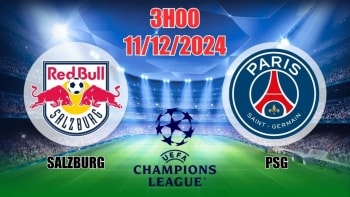 Soi tỷ lệ, nhận định Salzburg vs PSG (3h00, 11/12) C1 châu Âu: Thách thức "Gã nhà giàu"