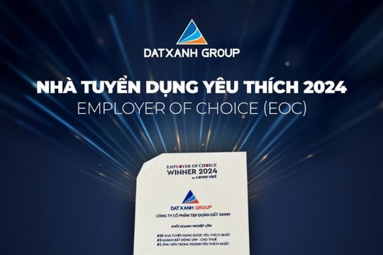 Tập đoàn Đất Xanh được vinh danh Top Nhà tuyển dụng được yêu thích nhất năm 2024