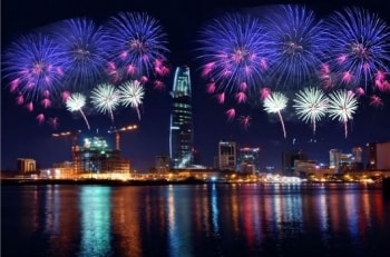 Lịch bắn pháo hoa Tết Dương lịch 2025 ở TP.HCM và Bình Dương