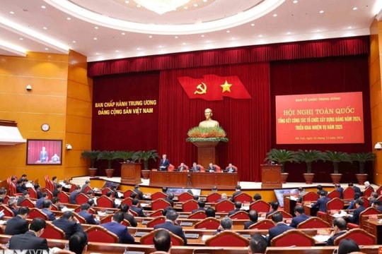 Tổng Bí thư dự Hội nghị toàn quốc tổng kết công tác tổ chức xây dựng Đảng 2024
