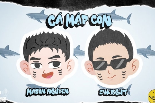 Lời bài hát "Cá Mập Con" - Mason Nguyễn (feat. 24K.RIGHT, HIPZ): Căng kiểu cắc cùm cum cắc cùm cắc cùm cum... Cá này được đấy trứ trứ trứ