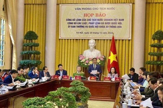 Luật Thuế GTGT và 8 luật khác chính thức được công bố sáng 20/12