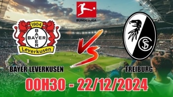 Soi tỷ lệ, nhận định Bayer Leverkusen vs Freiburg (00h30, 22/12) vòng 15 Bundesliga: Không thể cản bước Bayer