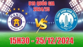 Nhận định U19 Hà Nội vs U19 Nam Định (15h30, 25/12) bóng đá Việt Nam: Bùng nổ bàn thắng