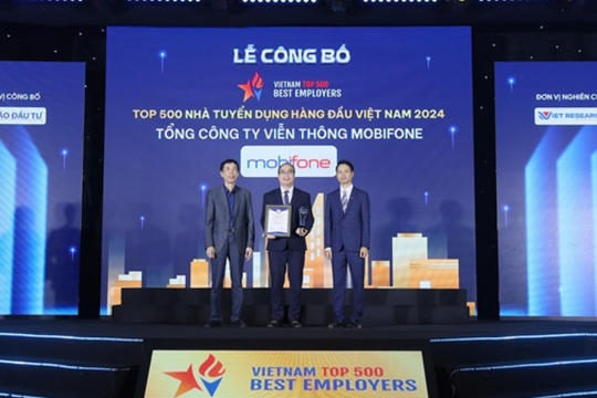 MobiFone “đại thắng” tại lễ công bố và vinh danh top 500 doanh nghiệp tạo giá trị hàng đầu Việt Nam 2024