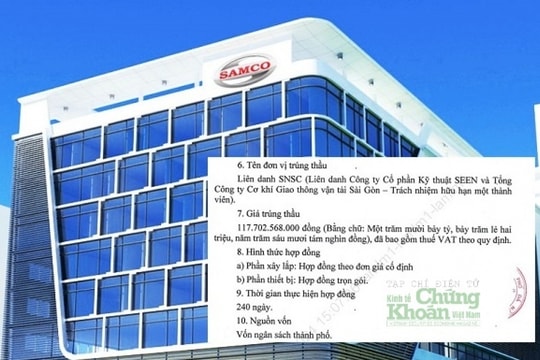 SAMCO tham gia gói thầu gần 118 tỷ đồng ở TP Đà Nẵng