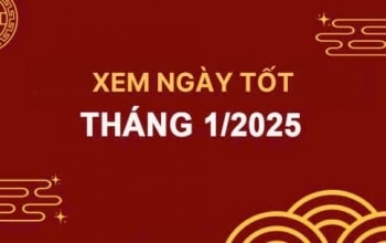 Ngày tốt tháng 1/2025: Động thổ, khai trương, cưới hỏi, tất cả đều thuận lợi