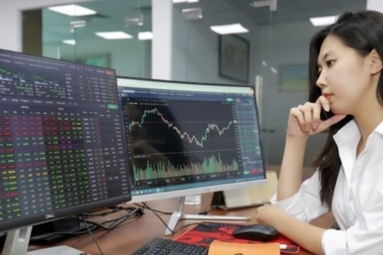 VN-Index giằng co trong phiên đầu năm, cổ phiếu HNG khởi đầu trong sắc tím