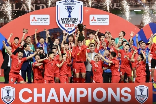 "Cơn mưa" tiền thưởng từ các ngân hàng dành cho đội tuyển Việt Nam vô địch AFF Cup 2024