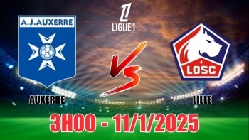 Nhận định Auxerre vs Lille (3h00, 11/1) bóng đá Ligue 1 Pháp 2025: Khách tạo thêm kỷ lục