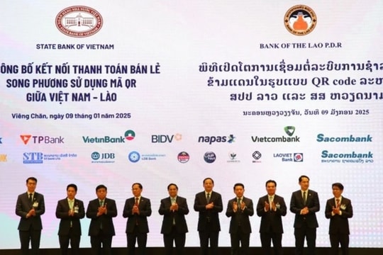 Mở rộng thanh toán xuyên biên giới Việt Nam - Lào bằng mã QR