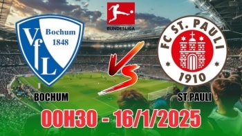 Nhận định Bochum vs St. Pauli (00h30, 16/1) bóng đá Bundesliga: Căng thẳng trụ hạng, chủ nhà đáng tin