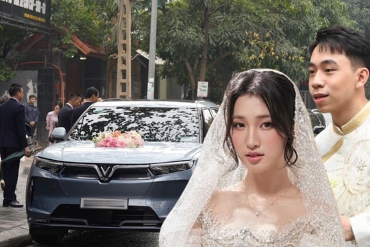 Dàn xe VinFast đẳng cấp xuất hiện tại đám hỏi Á hậu Phương Nhi và thiếu gia Minh Hoàng