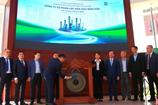 Cổ phiếu BSR diễn biến ra sao ngày chào sàn HoSE?