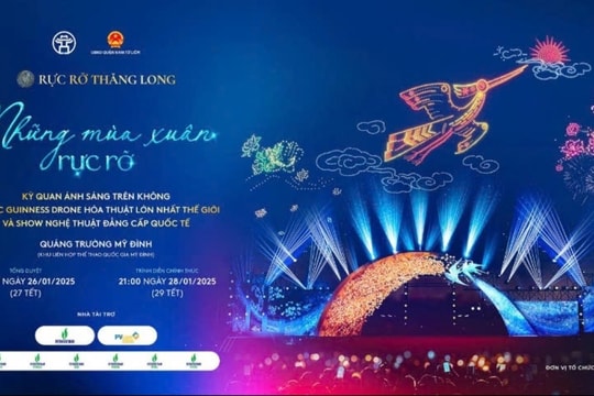 Petrovietnam và PVcomBank lần thứ hai liên tiếp đồng hành cùng thành phố Hà Nội tổ chức trình diễn ánh sáng nghệ thuật “Rực rỡ Thăng Long”