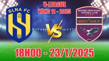 Nhận định Sông Lam Nghệ An vs Becamex Bình Dương (18h00, 23/1) LPBank V-League 2025: Chủ nhà được ưu ái?