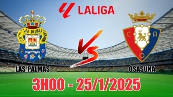 Nhận định Las Palmas vs Osasuna (3h00, 25/1) bóng đá La Liga hôm nay: Cửa trên thắng sít sao