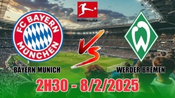 Nhận định Bayern Munich vs Werder Bremen (2h30, 8/2) bóng đá Bundesliga: Bayern “vùi dập” đối thủ