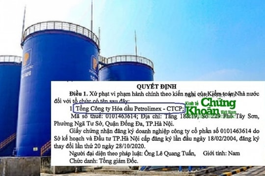 Cục Thuế Hà Nội xử phạt Hóa dầu Petrolimex theo kiến nghị của kiểm toán