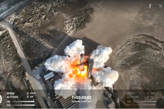 SpaceX tiếp tục mất tàu Starship trong thử nghiệm lần thứ 8, tham vọng sao Hỏa gặp thách thức