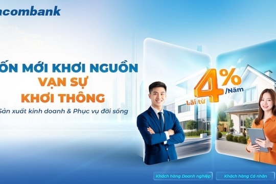 Sacombank triển khai gói vay 20.000 tỷ đồng, lãi suất chỉ từ 4%/năm
