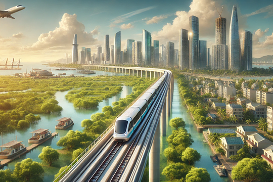 Trình phương án đường sắt đô thị nối trung tâm TPHCM với Cần Giờ