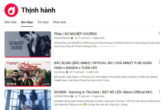 Đầu tư chưa tới 2 triệu, Pháo lập kỳ tích với “Sự Nghiệp Chướng” – soán ngôi Bắc Bling của Hòa Minzy trên YouTube